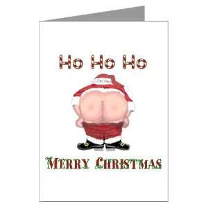 Ho Ho Ho Santas Mooning MC Greeting Cards Packag Funny Greeting Cards 