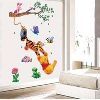 Winnie the Pooh & Tigger Peel & Stick Kids Room Wall Art Sticker 