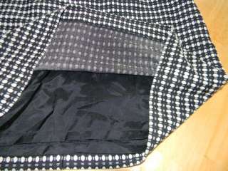   ANN TAYLOR LOFT▐ Black&Whiter Geometric Print Skirt Size 4P  