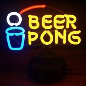  Neon Beer Pong Sign   Bar Neon Light: Everything Else