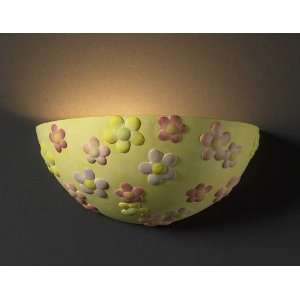  Justice Design KID 3350 Flowers Wall Sconce