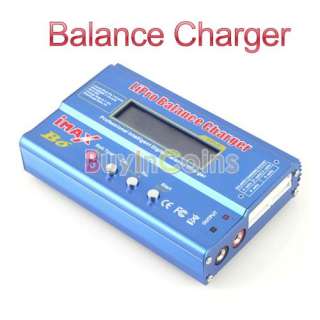   B6 Digital LCD Lipo NiMh Battery Balance Charger +AC Adapter  
