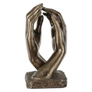  Auguste Rodin Cathedral Hands Table Statue Sculpture 