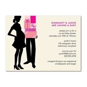  Baby Shower Invitations   Perfect Partner Fuchsia By Dwell Baby