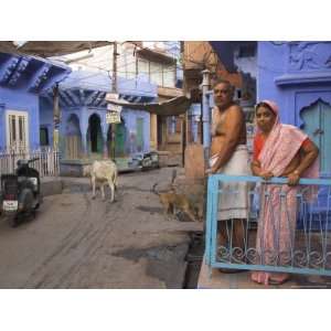  Blue Painted Residential Haveli, Old City, Jodhpur, Rajasthan State 