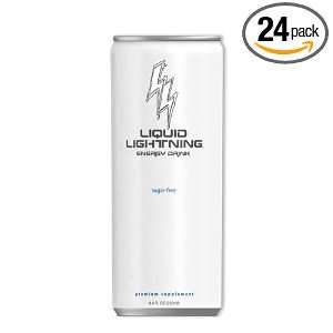 Liquid Lightning Sugar Free Energy Drink, 8.4 Ounce Cans (Pack of 24)