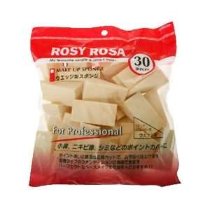  Rosy Rosa Make Up Sponge Triangle Shape x 30pcs (for 