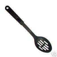 Nylon Slotted Spoon (Black 12.5in basting spoons) NEW 755576019658 