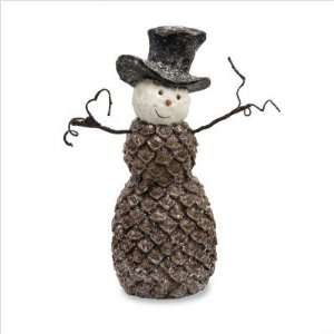  IMAX 59720 Adorable Ceramic Pinecone Snowman
