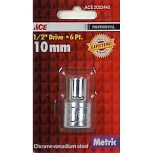  Ace 1/2 Drive Metric 6 Point Socket (2022440): Home 