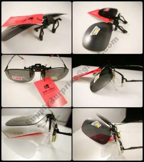 Polarized flip up clip on sunglasses 100%UV400 protect  