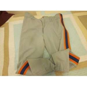  New York Mets Game Used Road Pants Autographed Hologram   Game Used 