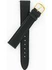 genuine 16mm john weitz black leather watch band expedited shipping