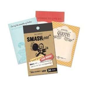  K&Company Word Of Mouth SMASH Pad 30 Sheets; 3 Items/Order 