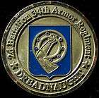2nd Battalion, 34th Armor, 1st ID Challenge Coin