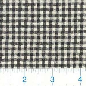  54 Wide Westbourne Check Black Fabric By The Yard: Arts 