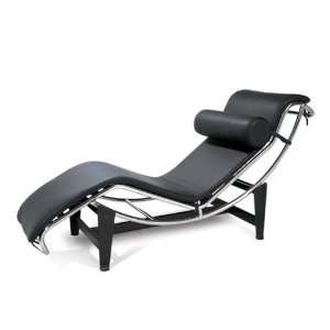  Le Corbusier Leather Chaise Lounge by Mod Decor