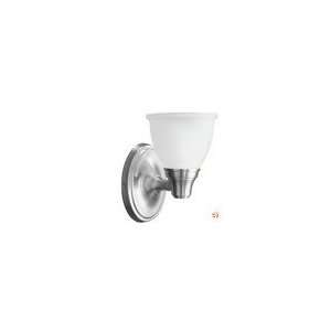  Forte K 11365 G Single Wall Sconce Light Fixture, Brushed 