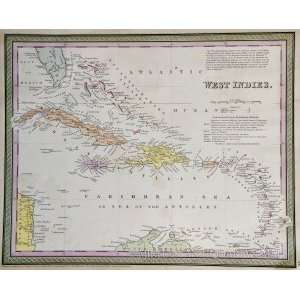  Mitchell Map of the West Indies and Hayti (1852): Office 