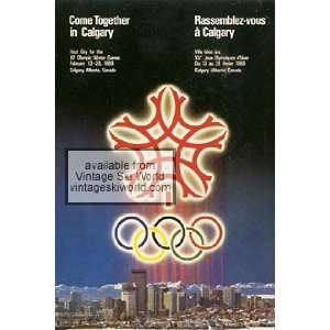  1988 Calgary Winter Olympics Poster