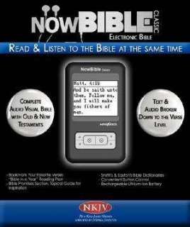 NKJV NowBible Classic Electronic Bible Audio Visual  Player PDA New 