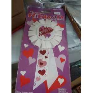  BE MY VALENTINE AWARD RIBBON NEW IN PACKAGE Everything 