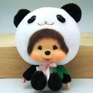 Monchichi 6 Plush Toy Doll Figure   White Panda  