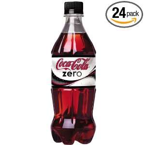 Coca Cola Coke Zero, 20 Ounce (Pack of 24)  Grocery 