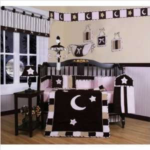 Geenny CRIB CF 202 Boutique Moon and Star 13 Piece Crib Bedding Set in 
