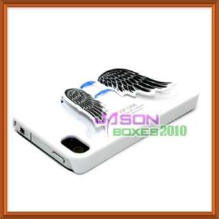 Angel Wing Holder Hard Back Protector Case Stand Cover for iPhone 4 4G 