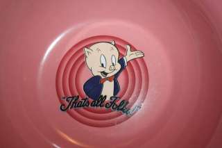 Homer Laughlin Fiesta Vegetable Bowl Rose Porky Pig 2QT  