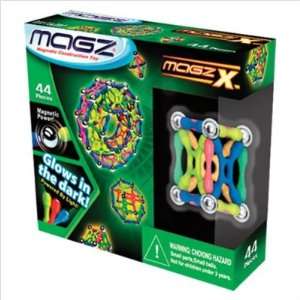  Glow Magz X 44 Magnetic Construction Kit GMX44: Toys 