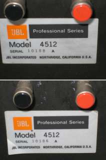 Pair JBL 4512 Pro Series Bass Cabs w/JBL 2204H 12 Drivers SMOKIN DEAL 