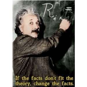 Albert Einstein Facts Dont Fit Theory Change Magnet 29402M  