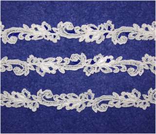 LOVELY STYLES OF WHITE RAYON VENISE/VENICE LACE TRIMS  