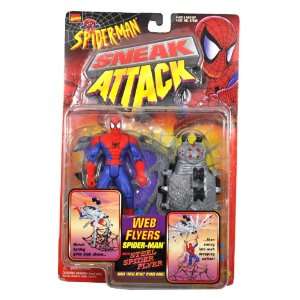 Spider Man Sneak Attack Web Flyers 5 Inch Tall Action Figure Set : Web 