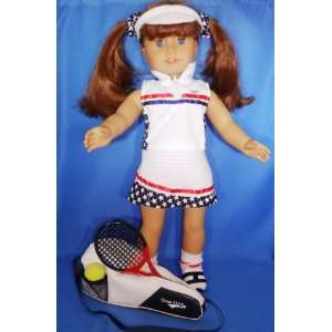   Tennis Star Outfit. Fits 18 Dolls like American Girl®: Toys & Games