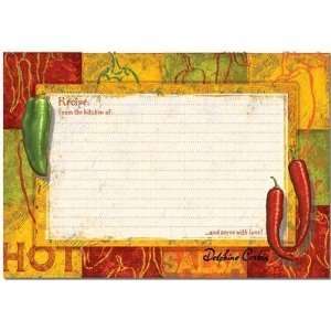  Chili Peppers 4 X 6 Recipe Cards   Pkg. Of 36: Kitchen 