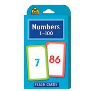   Pack SCHOOL ZONE PUBLISHING NUMBERS 1 100 FLASH CARDS: Everything Else