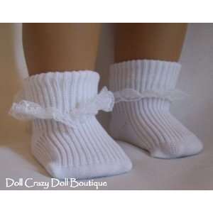  New White Lace Doll Socks fit Lee Middleton Dolls Toys 
