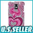 Pink Yellow Hawaii Flower Bling Hard Plastic Snap Case For Samsung 