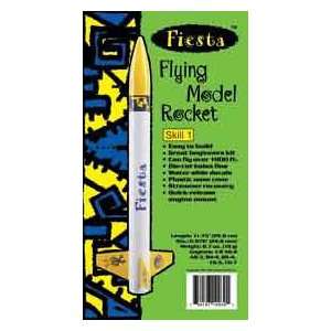  Fiesta Flying Model Rocket Kit: Toys & Games