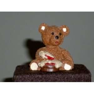 Cherry Pie Teddy Bear Figurine