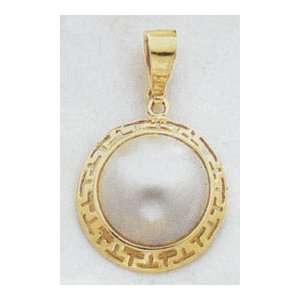  Mabe Pearl Pendant   XMP83 Jewelry