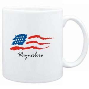  Mug White  Waynesboro   US Flag  Usa Cities: Sports 
