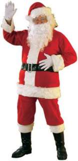   SANTA SUIT ADULT CHRISTMAS HOLIDAY CHERRY RED COSTUME PARTY NEW  