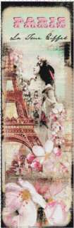 Paris and Cherry Blossoms Collage Cross Stitch Pattern  