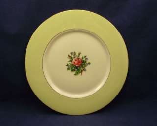 Fine Arts China Romance Rose~Green~10.6 Dinner Plate  
