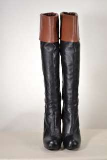 VIVIENNE WESTWOOD Black/Brown Leather Boots size 40  