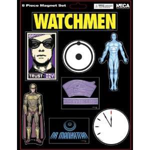  NECA Watchmen Movie Set of 7 Magnets Ozymandias and Dr 